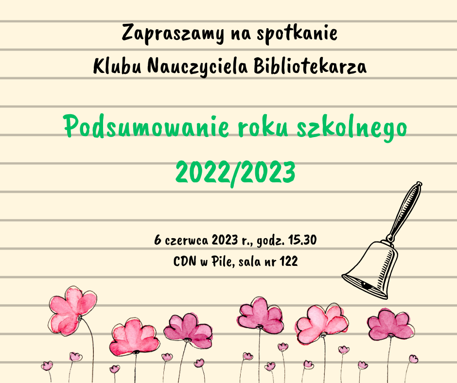 szkolny dzwonek i kwiatki