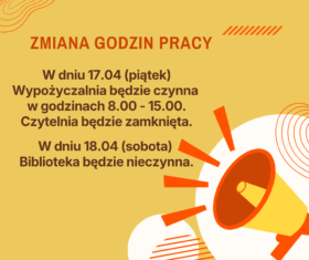 Zmiana godzin pracy